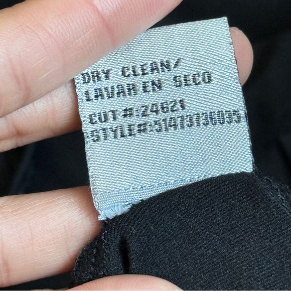 Black White Geometric Print Fit & Flare Dress Size 10 - Picture 6 of 10